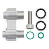 Universal Compressor Billet Straight Adapter Fitting Rebuild with Screw Washers Replacement Accessories