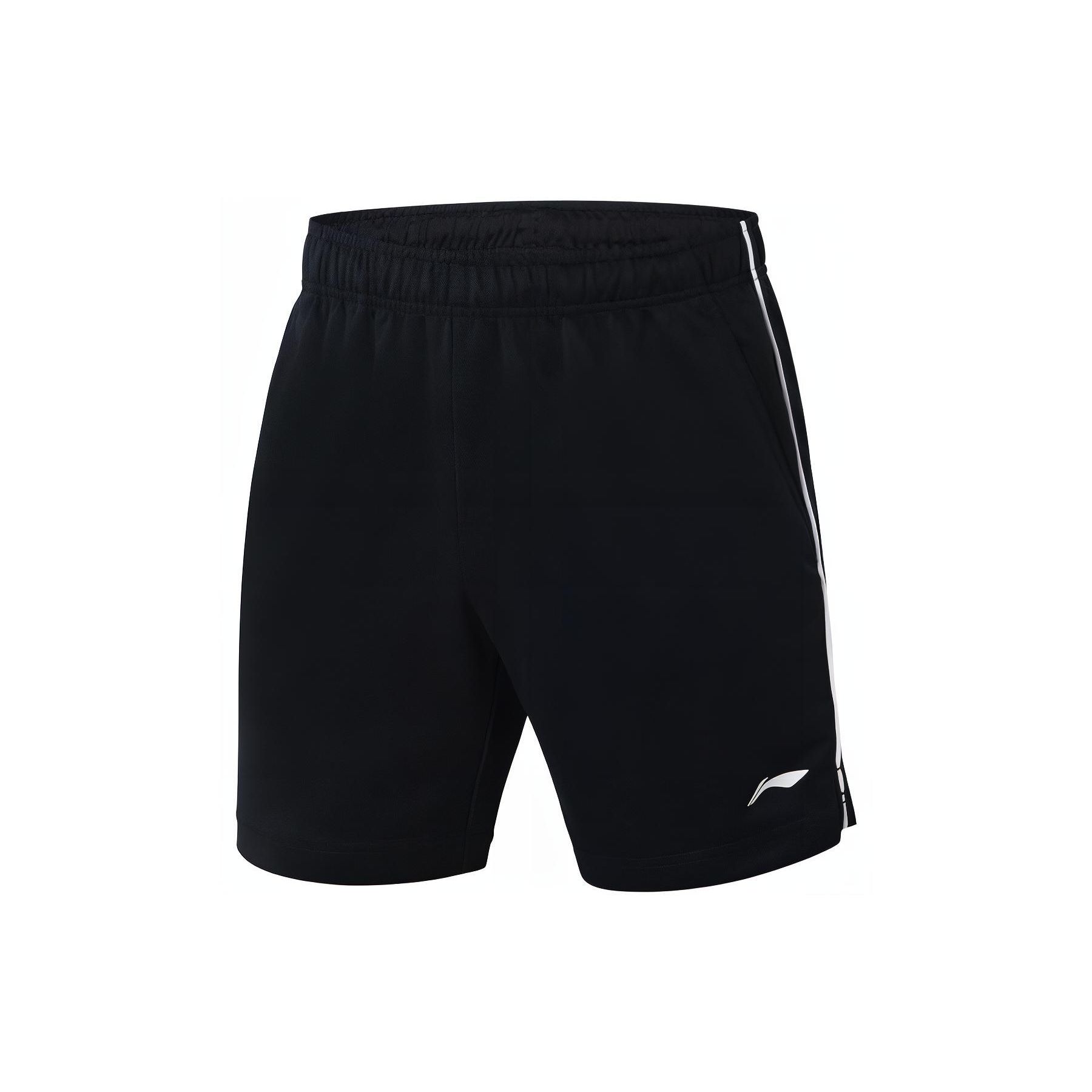 

Li-Ning Однотонные быстросохнущие соревновательные спортивные шорты Мужские шорты Черный AAPR381-6 XXL