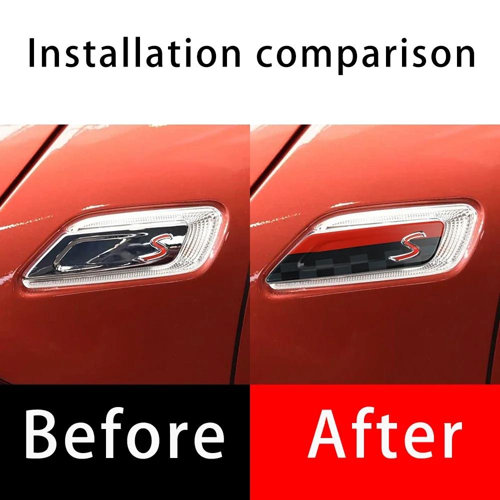 Für MINI Cooper S Clubman F54 2015-2023 Auto Kotflügel Blinker Außenleuchten Abdeckungen Aufkleber Zubehör