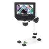 zmart 4.3-inch HD Monitor USB Digital Microscope, 1-600x Magnification, 36,000 Pixels, Portable, 8 LEDs, for PCB Motherboard Repair and Soldering