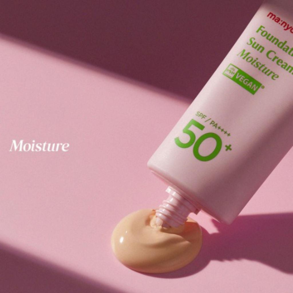 MANYO FACTORY Foundation-Free Sun Cream Moisture SPF50+ PA++++ 50ml