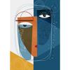 Modern Minimalist Woman Abstract Figure Art Canvas Painting  Wall Art Mural for Living Room Decor  Posters Prints Home Decoratio