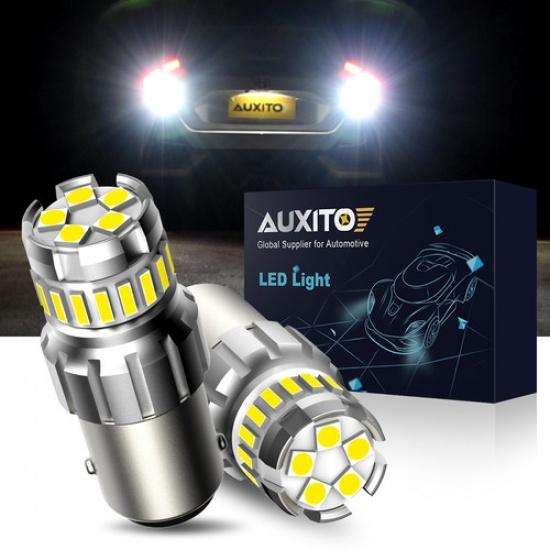 LED Bulbs Reverse Tail Stop Brake Turn Signal Light 6500K White 1157 7507