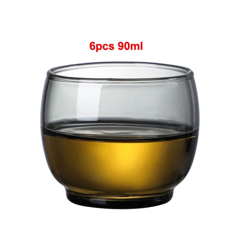 HMLOVE High Boron Silicon Glass Gaiwan Cup Cover Wooden Heat Insulation Chinese Tea Bowl Tureen Travel Teaware Sets 200ML