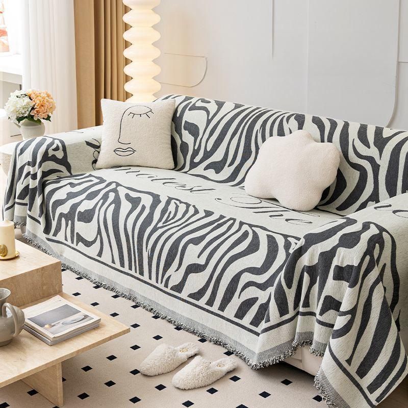 Nordic Instagram Sandstorm Šála do vlasů Moderní Minimalistická žinylka Potah na pohovku Potah na pohovku Deka na potah proti kočičímu poškrábání