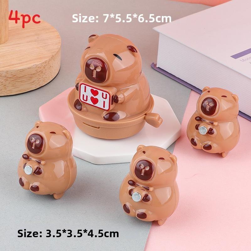 

Capybara Magnetic Clockwork Cartoon Toy Figure Early Childhood Interactive Play