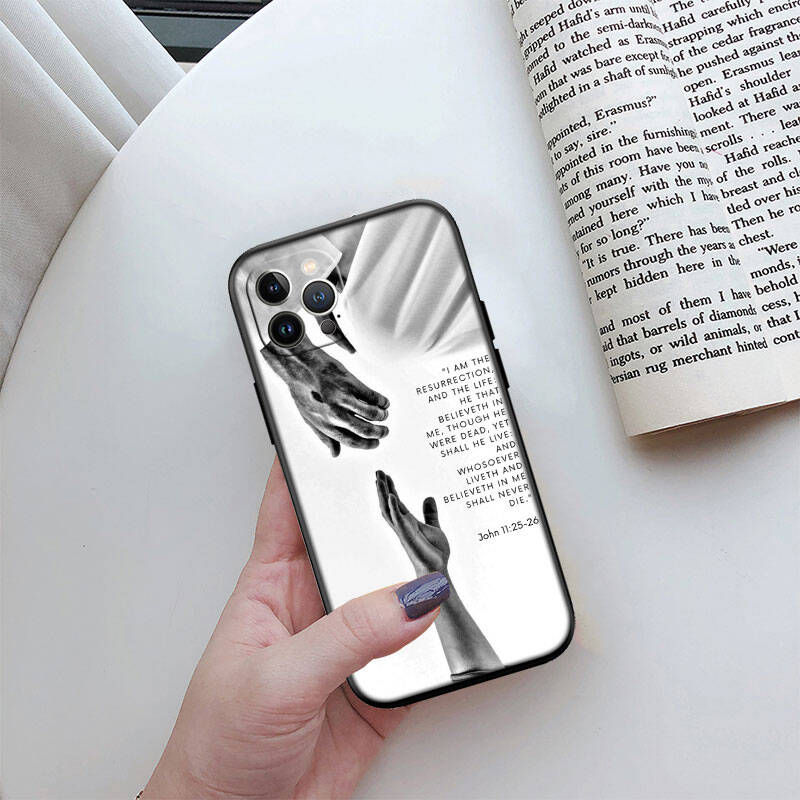 MH21 Bible verse Jesus Phone Shell Case for Redmi Note 8 9 10 11 11S 10C 10X 10A 10T 9A 9C 9T 9S 8T Pro Max Plus Prime