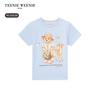 Teenie Weenie Kids' Floral Print Short Sleeve T-Shirt