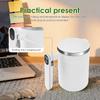 Automatic Magnetic Stirring Coffee Mug 14 Oz Stainless Steel Thermal Cup with Temp Display USB Charge Portable Self Mixing Cups