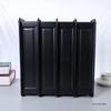 Metal Iron Mesh Four-Tier File & Document Rack with Bookends