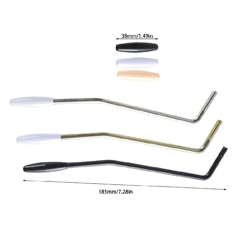Tremolo Arm Electric Guitar Tremolo Arm 5/6mm Thread Tremolo Arm Whammy Bar Single Tremolo Arm with Tip Guitar Accessory