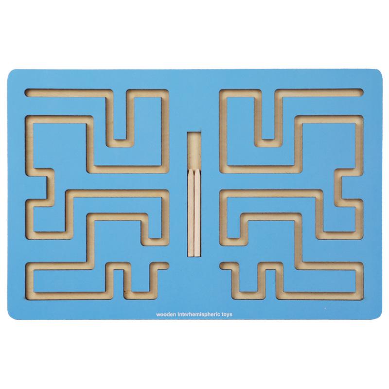 Wooden XO Tic-Tac-Toe: Kids' Educational Logic Training Game for Two Players