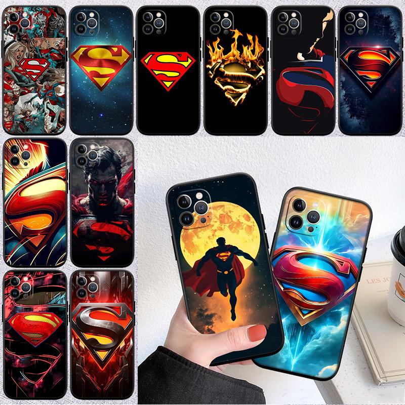 Superman LOGO Phone Case for Samsung Galaxy A11 A12 A13 A15 A52S A53 A55 A56 A70 A71 A72 A73 F06 F16 F56 S10 Plus S10e