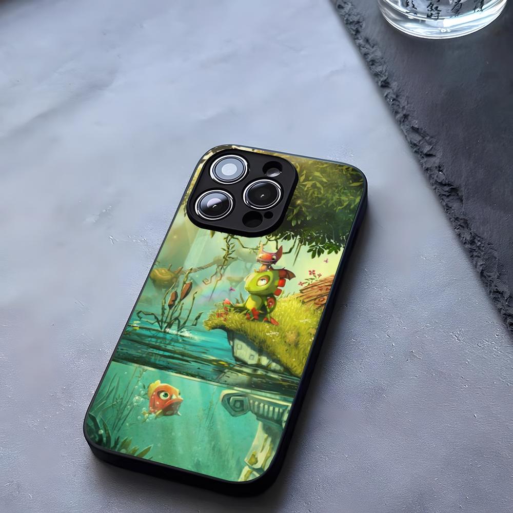 Game Yooka-Replaylee Phone Case Tempered Glass For IPhone 17 13 14 16 12 15 11 Pro Max Plus Mini X XR SE2020 Coque