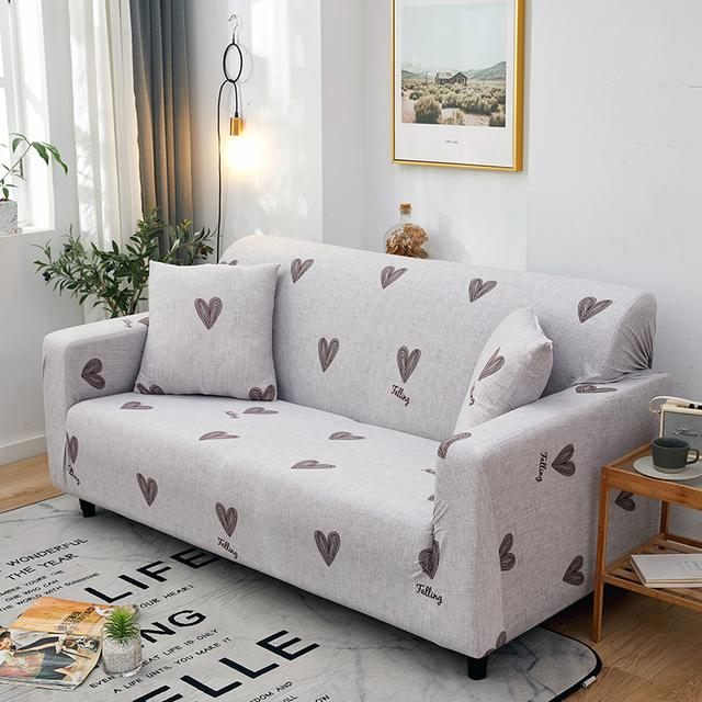 Elastic Sofa Cover For Living Room Non -Slip Stretch Couch Slipcover Couch Cover Sofa Cover Floral Universal Spandex Case for Home