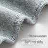 Men's Thermal Underwear Set: Antibacterial Round Neck & Thickened 250g Double-Sided Brushed Cotton for Autumn & Winter