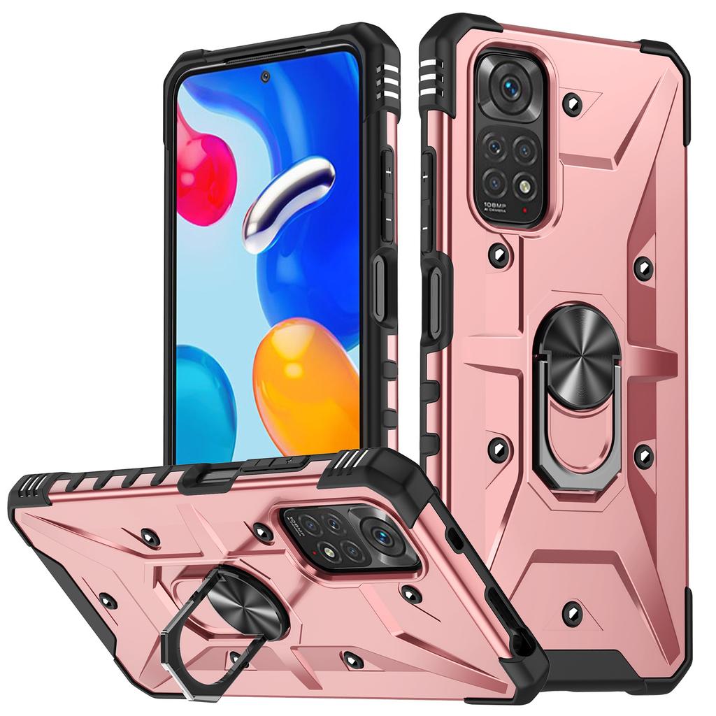 Source Phone Case Ring Magnetic Bracket Hard Shell Border TPU Anti Slip for Redmi Phone Case