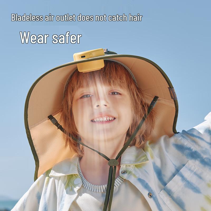 Lemonkid Children's Summer Visor Sun Hat with Fan