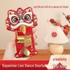 Lion Dance Magnetic Doorbell Sticker: Attract Wealth and Fortune, New Year Prosperity Decoration