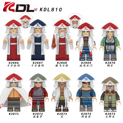 Kdl810 Hokage Mannequin Building Block Shimei Onoki Ape Flying Sun Slash Small Particle Assembly Toy