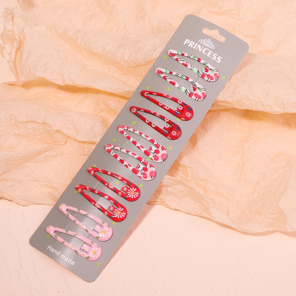 10Pcs/Set Cute Candy Colors Dripping Hairpins BB Clip Girls Children Hair Pin Barrette Accessories Women Kids Hairgrip Headdress