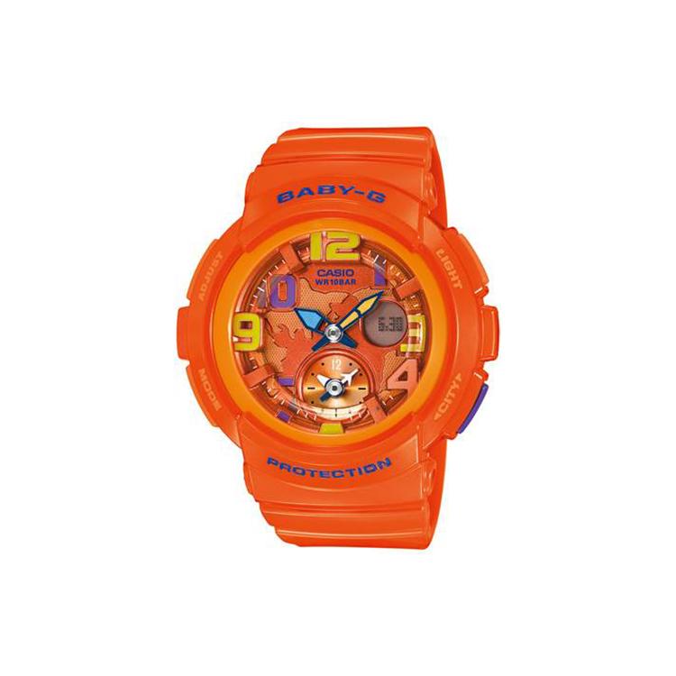 CASIO Women s BABY-G Orange Watch BGA-190-4B BGA-190-4B Orange Watch Dial