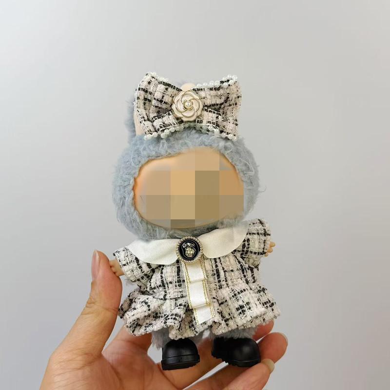 Labubu Pendant: Baby Clothes Blind Box - 17cm Macaron Vinyl.