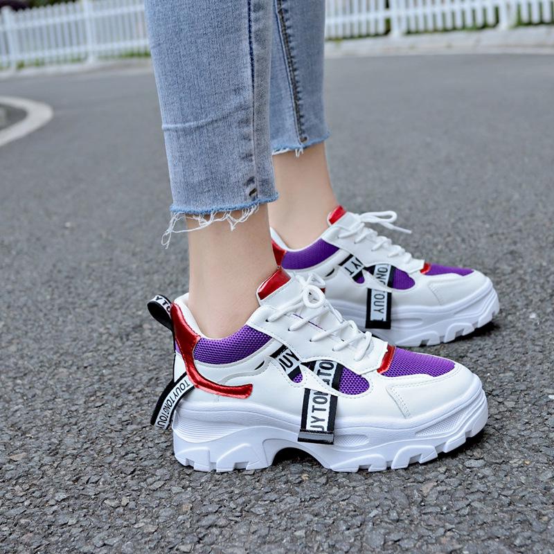 comfortable chunky sneakers