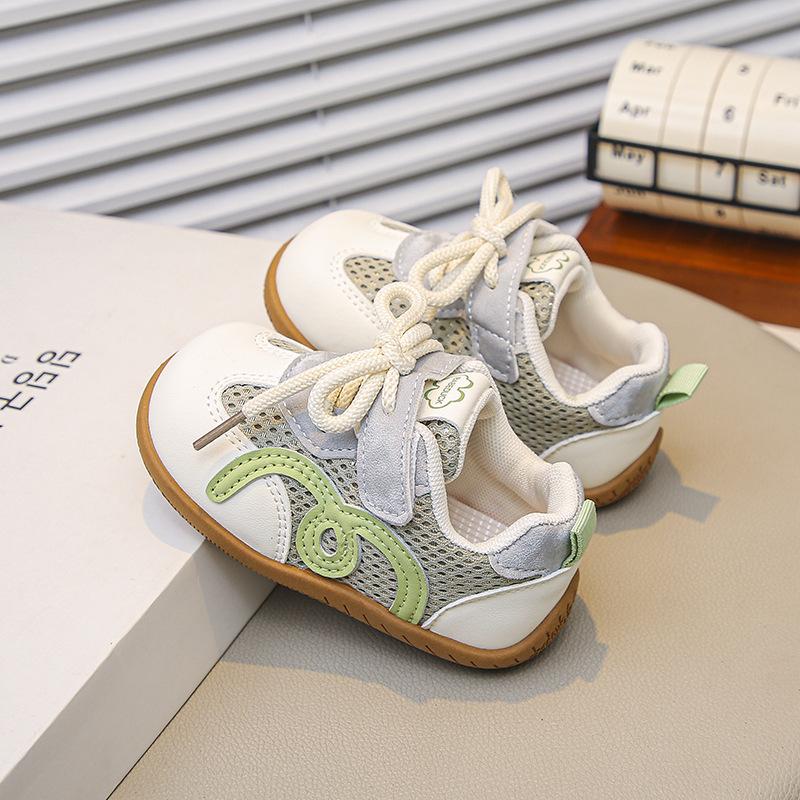 Soft-Sole Sports Shoes for Baby Girls - German Training Style, Spring/Autumn 2026 23 зелёный