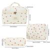 Women Quilted Makeup Bag Cosmetic Organizer Bag Large Capacity Aesthetic Cosmetic Bag Cosmetic Clutch Bag Outdoor Travel Bag