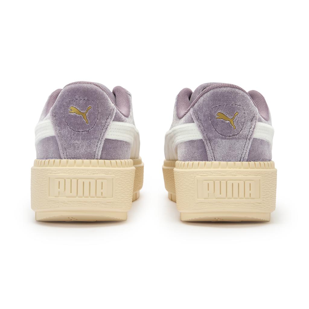 Sneakers PUMA Platform Abrasion Resistant Low Top Skateboard Shoes Women's Purple