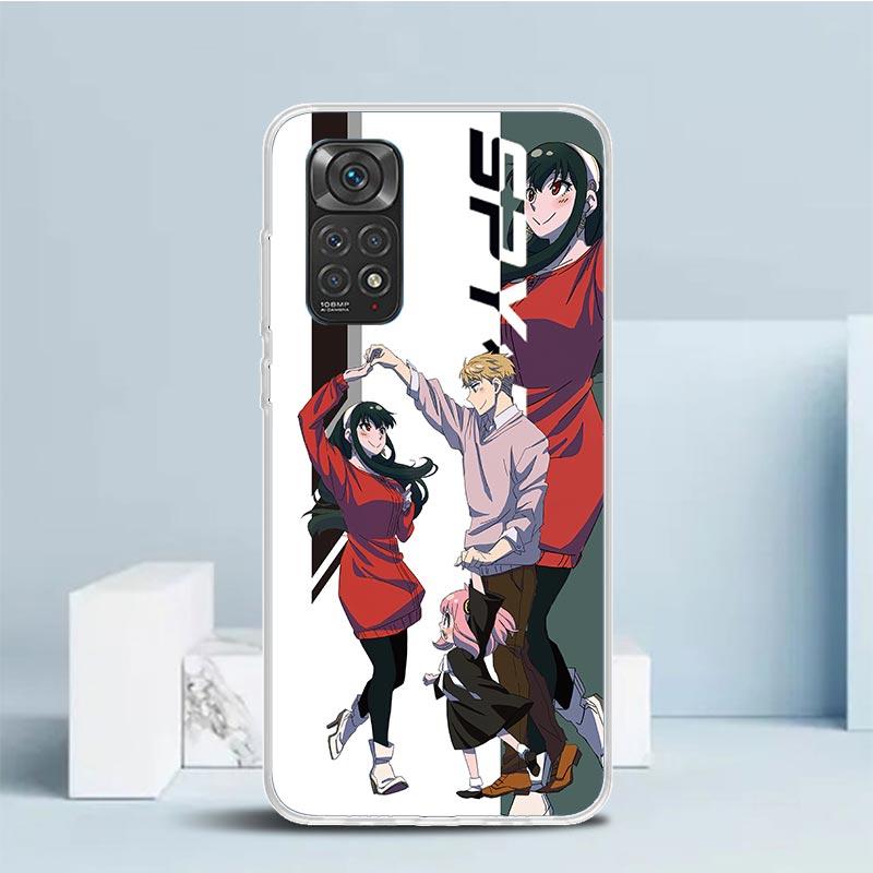 Anime Spy Family Anya Phone Case For Xiaomi Redmi Note 15 14 14S 13 12S 12 Pro Plus 11S 11 11T 11E 10S 10 + Soft TPU Back Cover