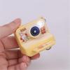 Imitation Camera Shape Keychain Decoration with Press Play Sound and Auto Glowing LED Nighttime Visibility Enhancer