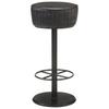Day and Night - Day and Night Black Genuine Leather Kitchen Stool