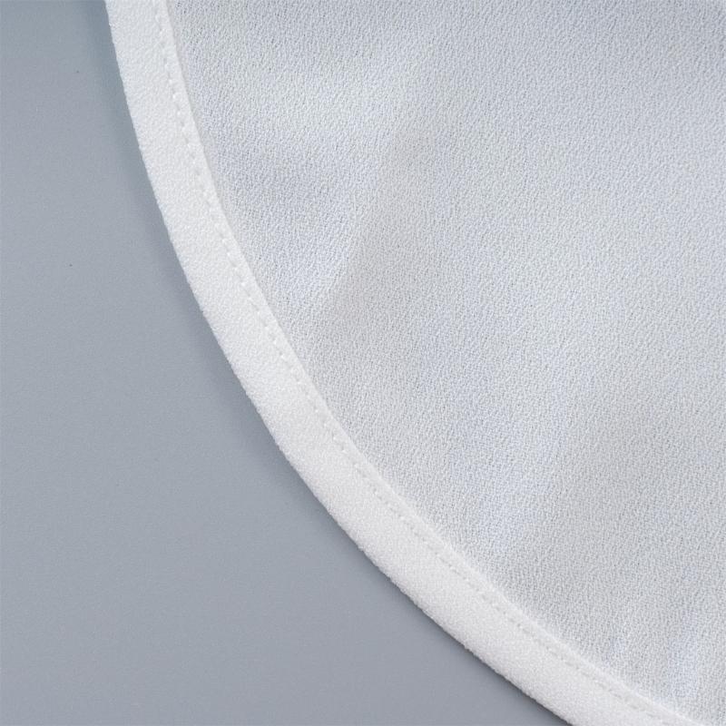 Detachable Collar Button Removable Hollow Embroidery Design Half Shirt Blouse for Quick Outfit Changes Various Occasion