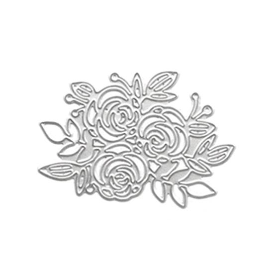 2 Pezzi Fustelle Taglio Fiori DIY Scrapbook Goffratura Carta Biglietti Decorazioni Stencil Stampo