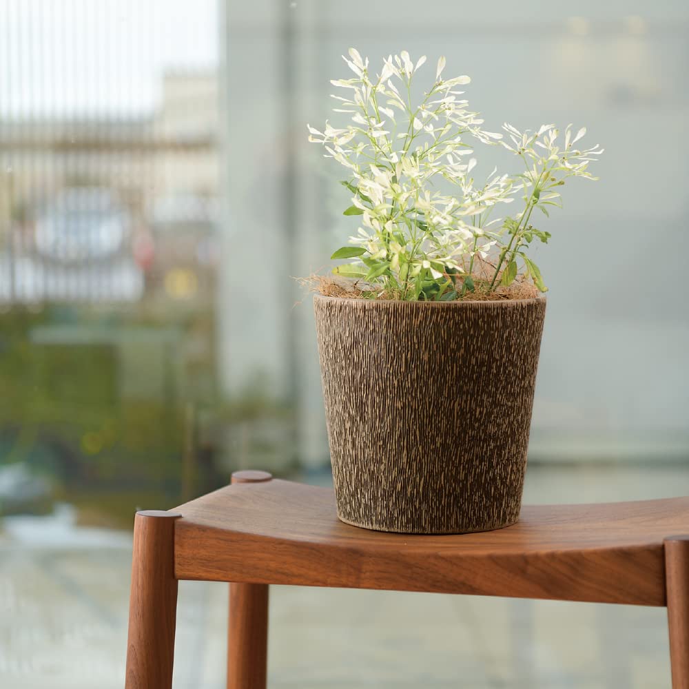 Richell Botany Bark Pot Cover Type 18 White