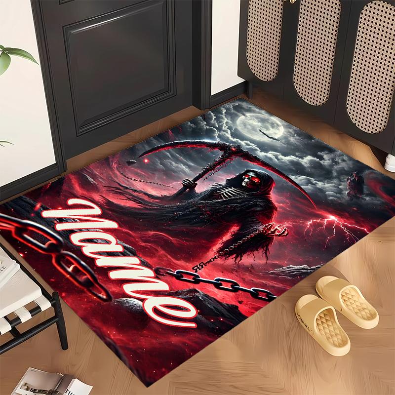 Dark Gothic (19) Personalized name Office Carpet Stylish Decor for Living Room Bedroom Kitchen