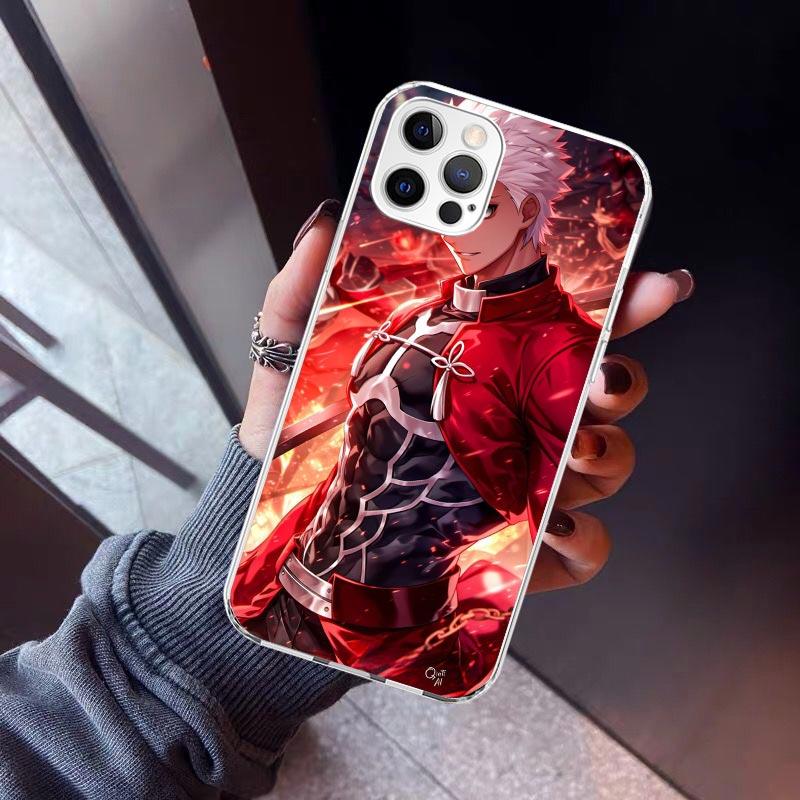Fate Zero Stay Night Archer Phone Case For iPhone 17 Air 11 13 Mini 14 15 Plus 16 12 Pro Max 16E SE 7 8 Pattern Soft TPU Back Co