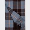 RECLOW OMBRE Two-tone Check Muffler SKY BLUE