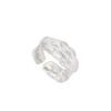 Smiley Face Contemporary Open Adjustable Ring For Women Fashionable Copper Jewelry
