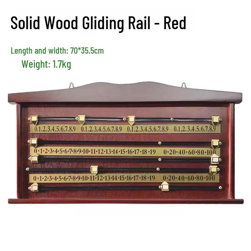 Qiu Qiao Wooden Billiard Manual Scoreboard