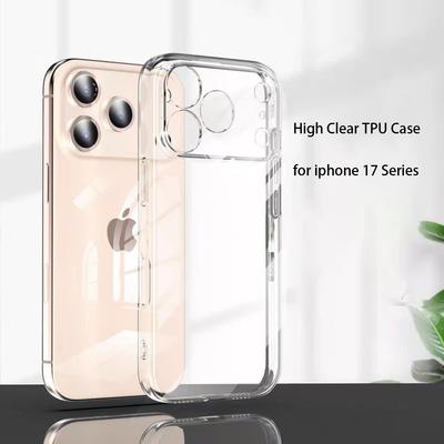 1.5MM Thick Clear Phone Case For iPhone 17 Pro Max Cover For Apple Iphone 17 Air Shockproof Silicone Cover Case