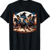 Black Cowgirl Western Rodeo Melanin Black History Texas T-Shirt