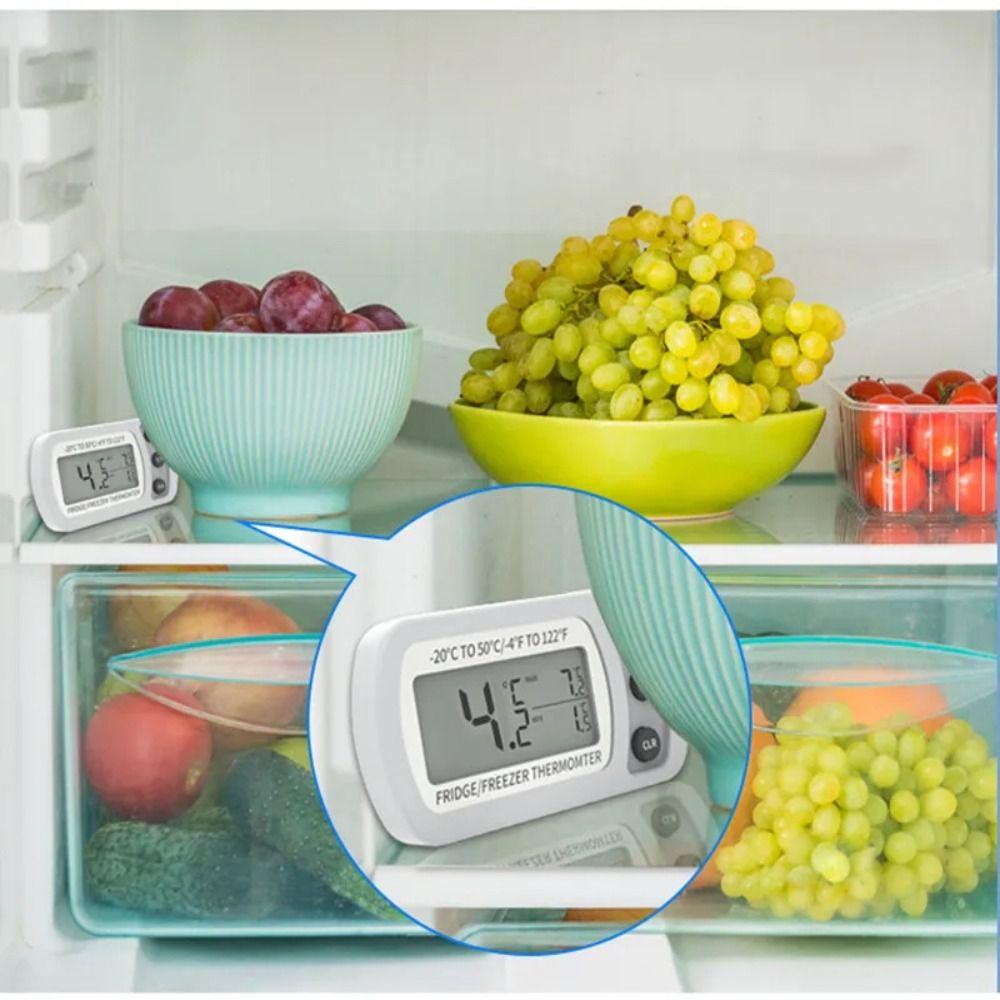 LCD Digitalbildschirm Elektronisches Digitalthermometer Wasserdicht Gefrierschrankthermometer Kühlhaus
