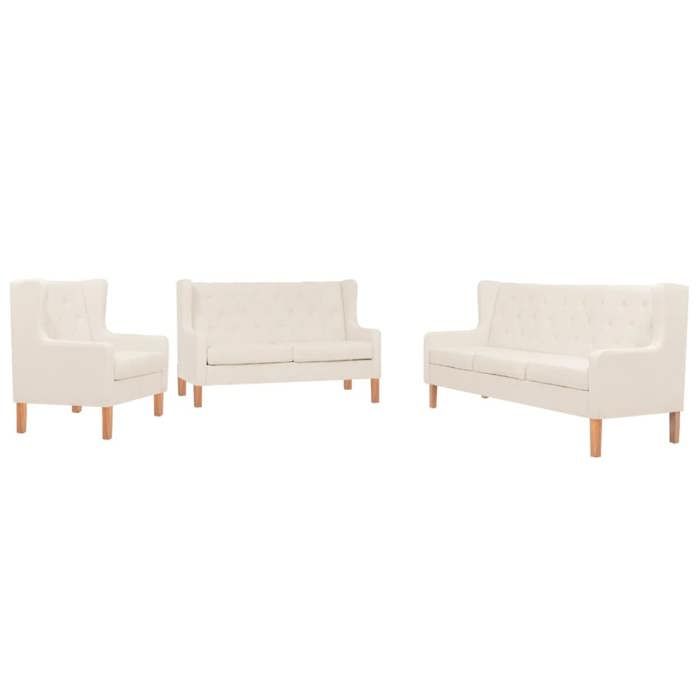 VidaXL Ensemble de Canapé 2 pcs Sofa de Salon Canapé de Salle de Séjour Meuble de Salon Sofa de Salle de Séjour Intérieur 274931
