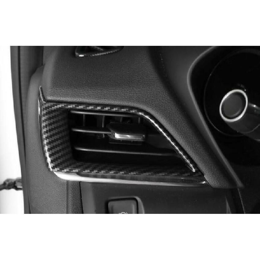 For Cadillac CT4 - 2PCS Carbon Fiber Console Air Outlet Vent Trim