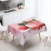 Cake Printed Tablecloth Hotel Restaurant Table Decoration and Ornament Stain Resistant Rectangular  Home