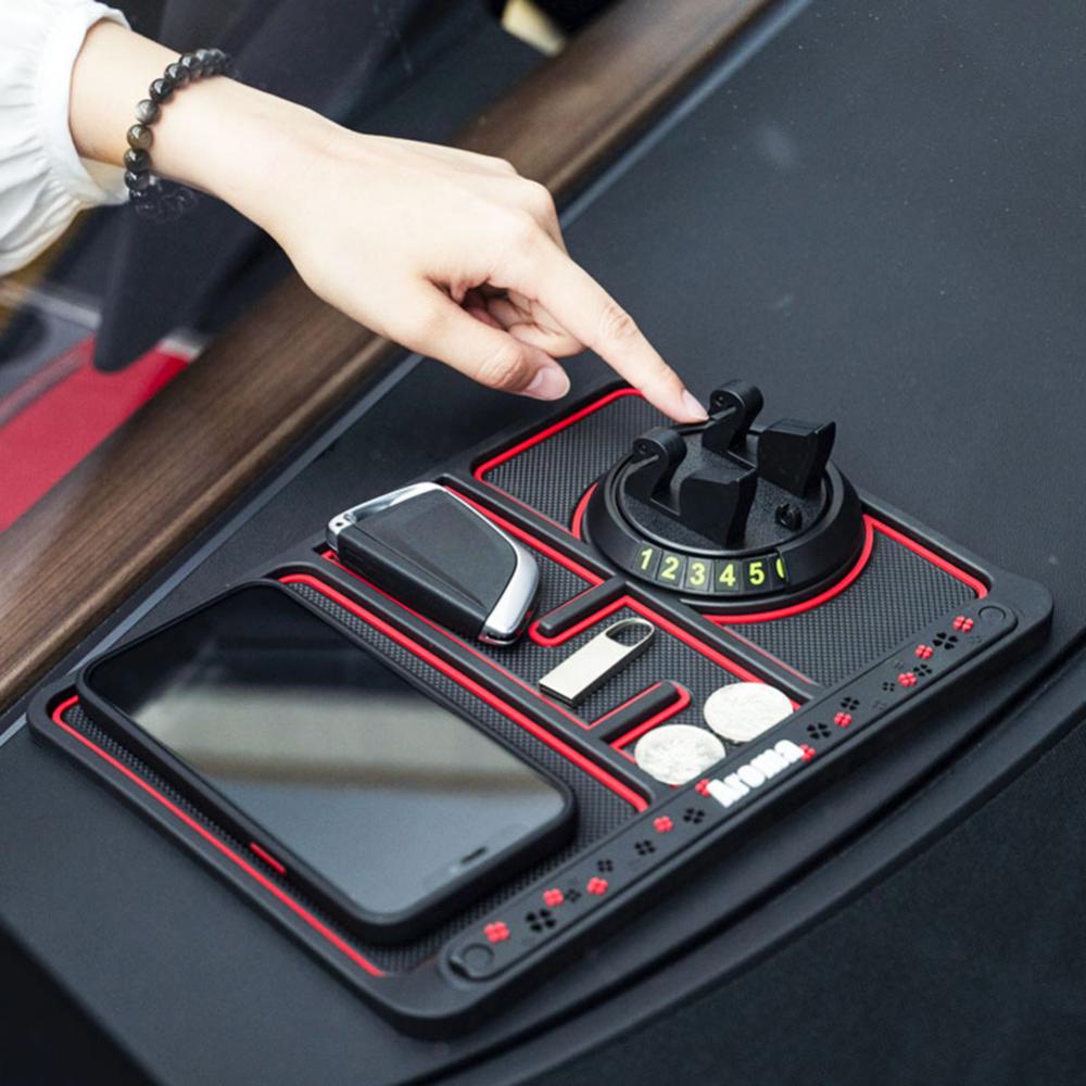 Car Supplies Creative Portable 360 Degree Rotation Non-slip Phone Pad For Car Mobile Phone Protective Pad Durable Universal
