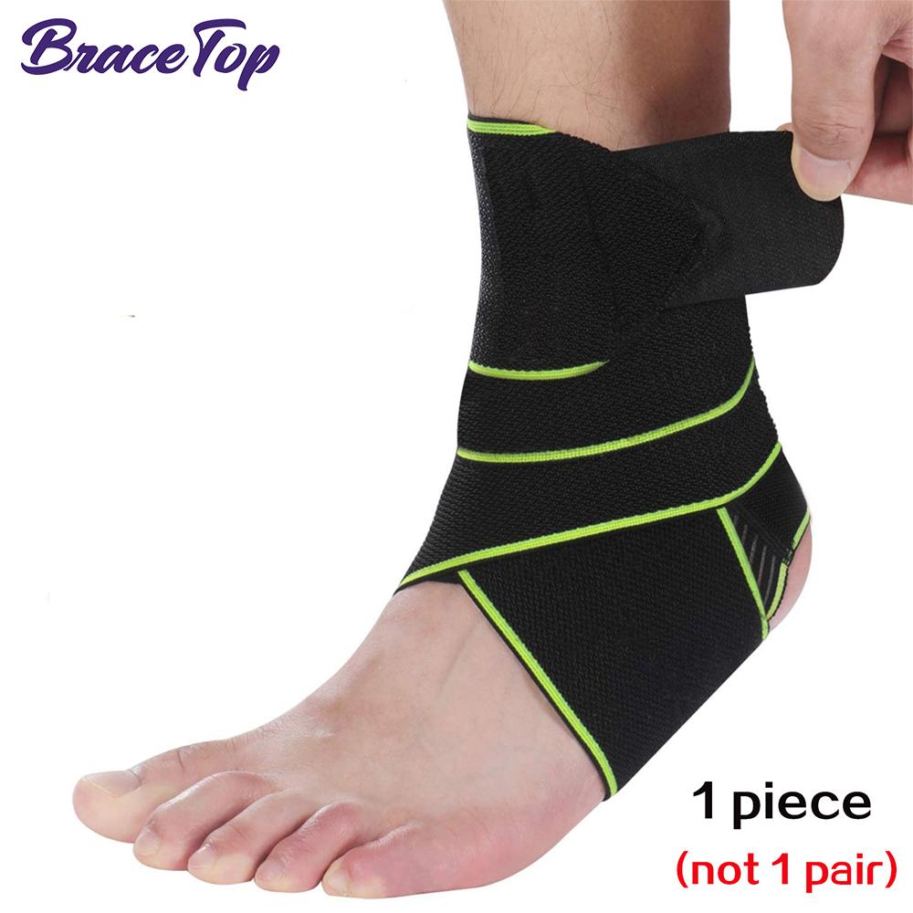 

1Pc Ankle Brace Ankle Support Wrap, Adjustable Compression Antiskid Ankle Staps For Protecting Against Ankle Wrist Kneel Sprains